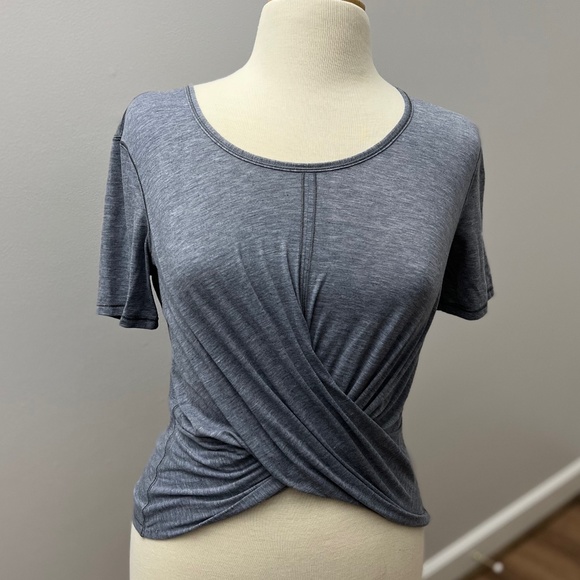 lululemon athletica Tops - Lululemon Do the Daily Grey T-Shirt